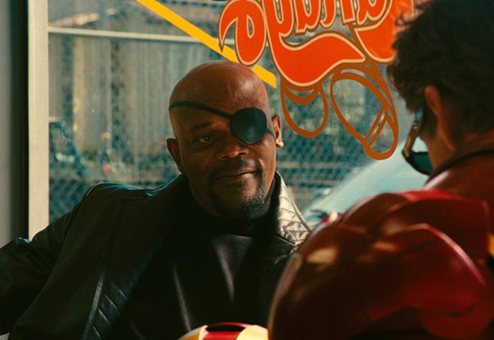 Nick Fury en Capitana Marvel