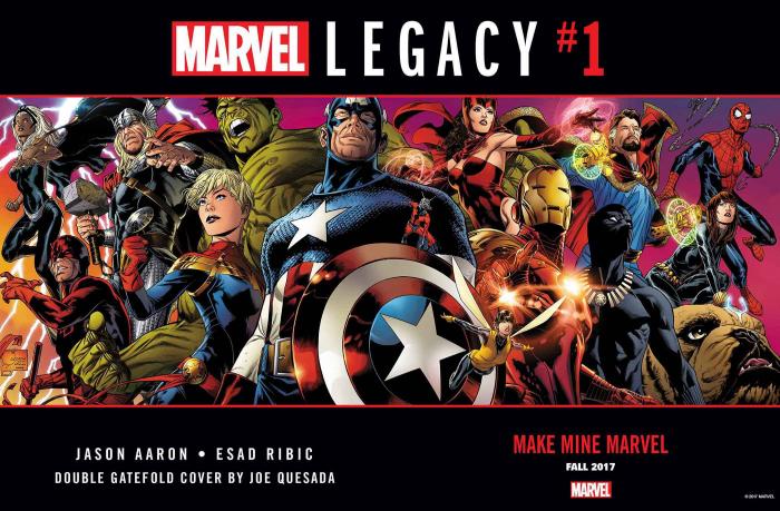 Imagen promocional de Marvel Legacy #1