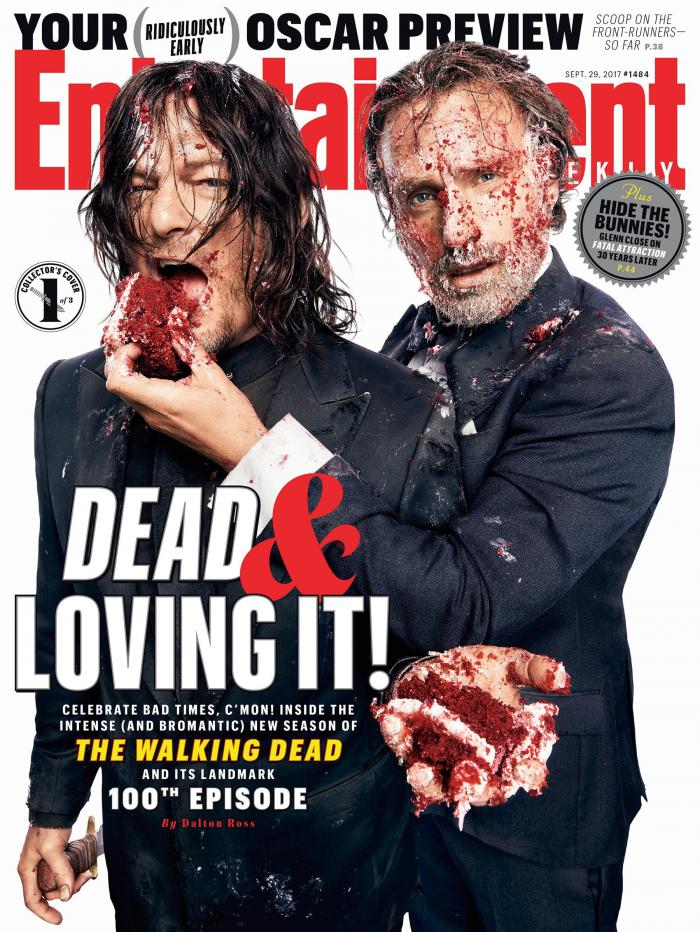 Portada de la revista Entertainment Weekly dedicada a la octava temporada de The Walking Dead