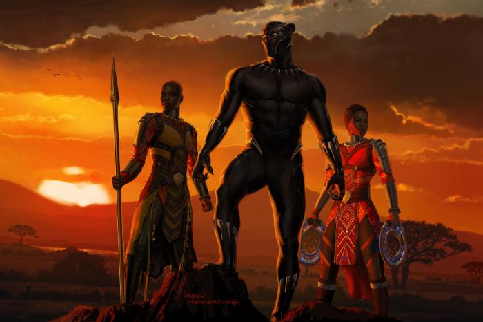 Poster de Black Panther (2018) repartido en el D23 Expo