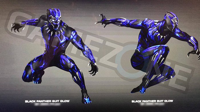 Promo art de Pantera Negra para Avengers: Infinity War (2018)