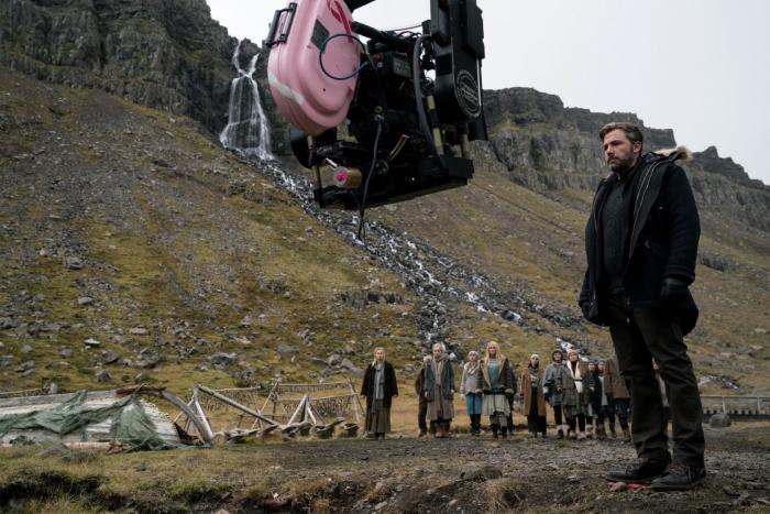 Imagen del set de Liga de la Justicia / Justice League (2017) en Islandia, Ben Affleck como Bruce Wayne