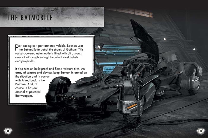 Ficha del Batmóvil en la Liga de la Justicia (2017)