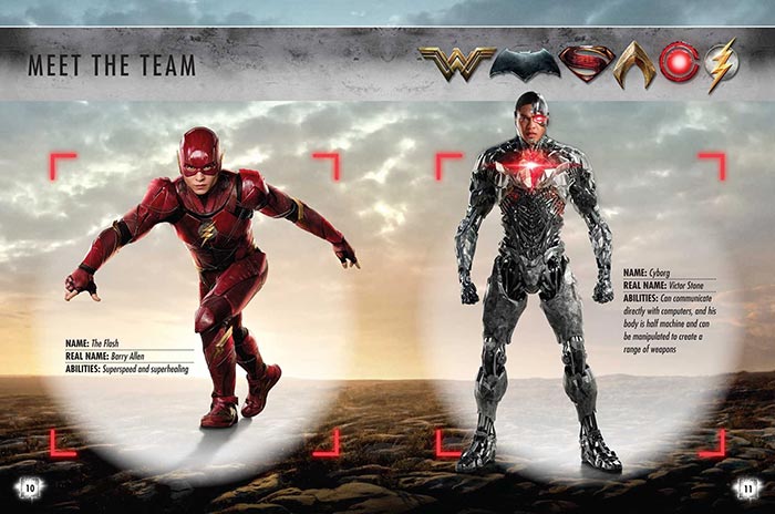 Ficha de Flash y Cyborg en la Liga de la Justicia (2017)