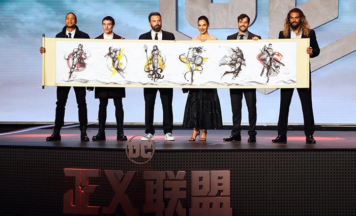 Premiere de la Liga de la Justicia (2017) en China