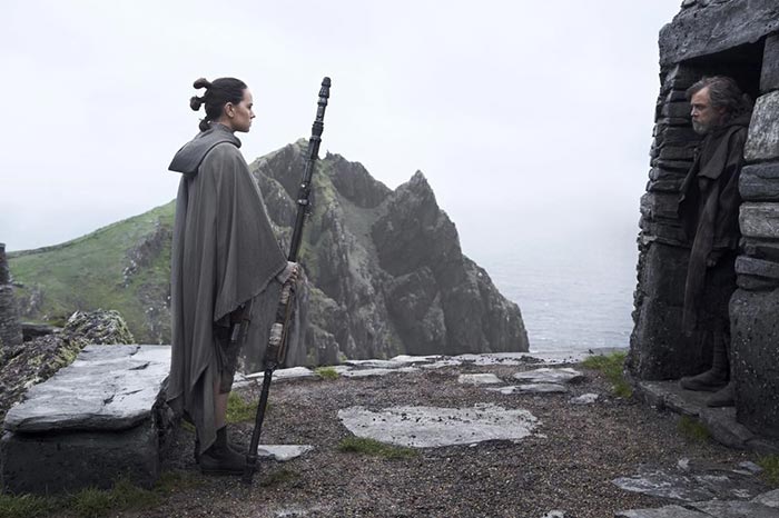 Star Wars: Los Últimos Jedi - Rey y Luke Skywalker