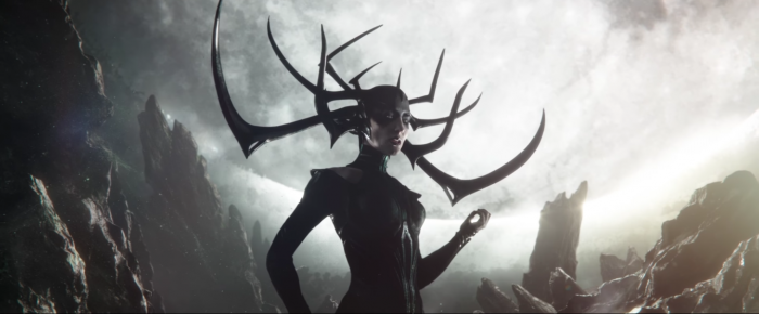 Captura del trailer de Thor: Ragnarok (2017), Hela