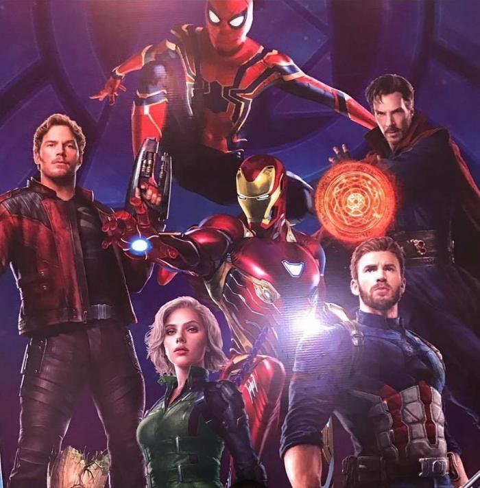 Promo art a baja calidad de Avengers: Infinity War (2018)