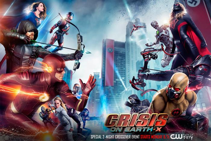 Banner del crossover Crisis on Earth-X