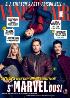 Portada de la revista Vanity Fair dedicada a Avengers: Infinity War (2018)
