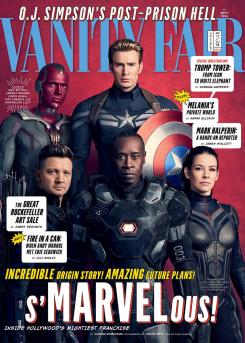 Portada de la revista Vanity Fair dedicada a Avengers: Infinity War (2018)