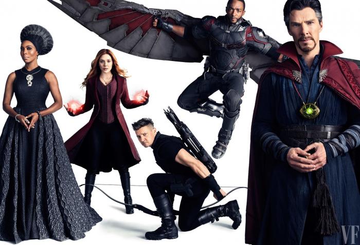 Imagen promocional de Avengers: Infinity War (2018) de la revista Vanity Fair