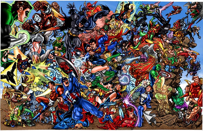 Los Vengadores vs Liga de la Justicia
