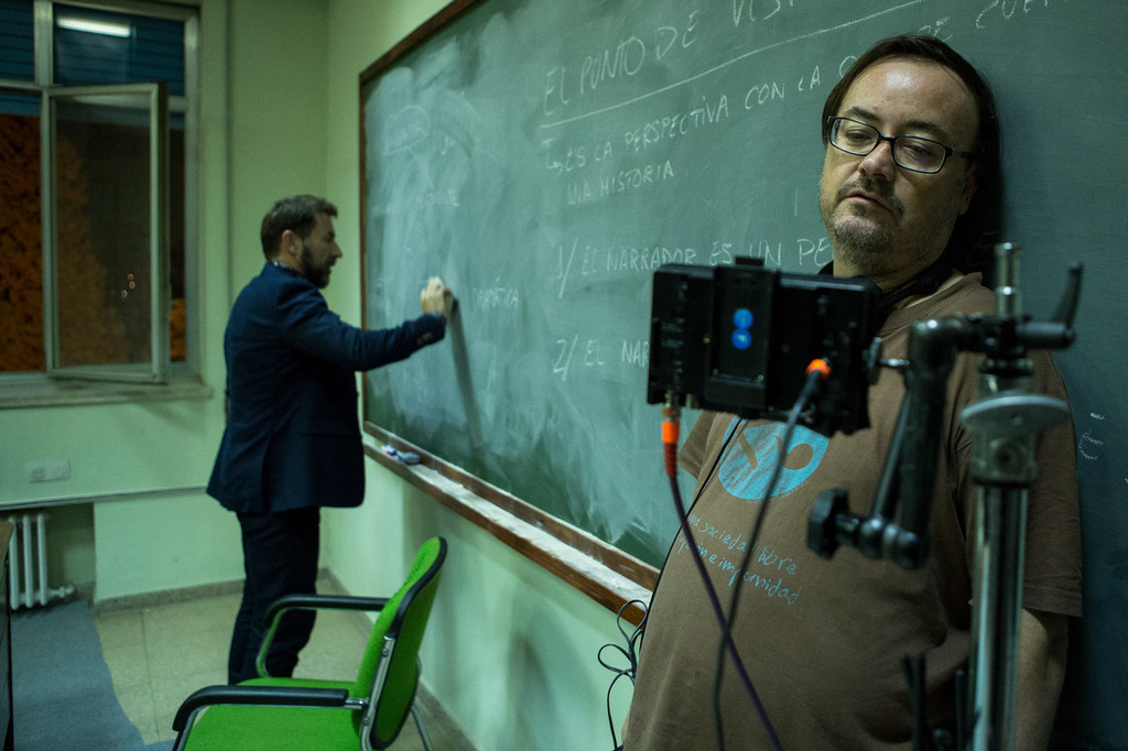 Martin Cuenca rodando El Autor