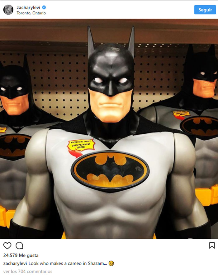 Batman hará un cameo en la película de Shazam