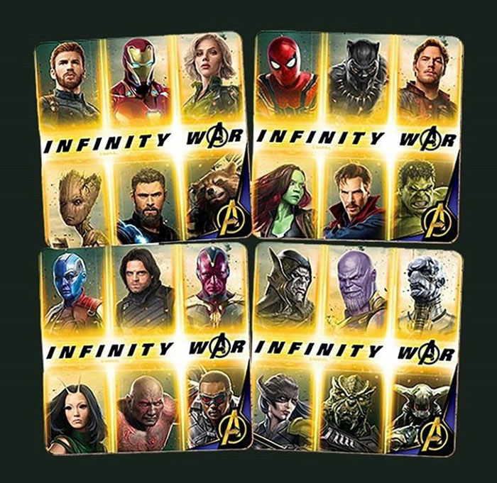 24 personajes en Vengadores: Infinity War