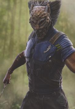 Concept art de diseño alternativo de Killmonger en Black Panther (2018)