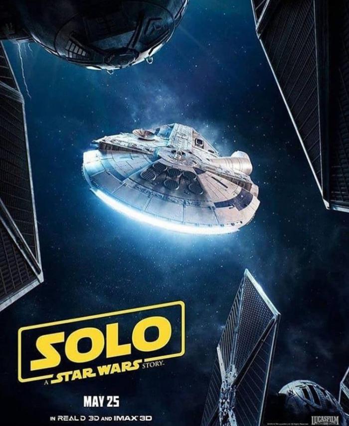 Póster a baja calidad de Han Solo: Una historia de Star Wars (2018)