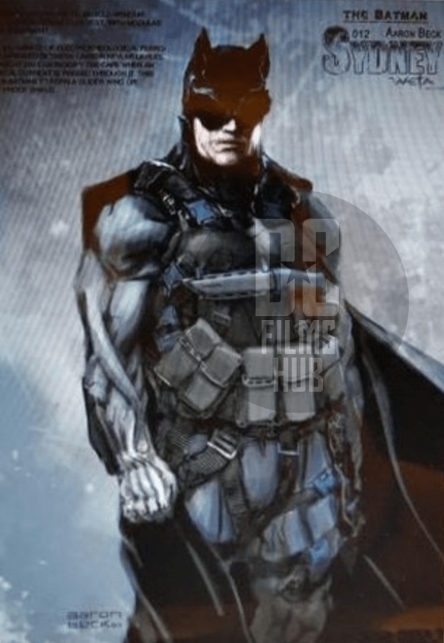 Arte conceptual de Batman para Justice League Mortal (2008)