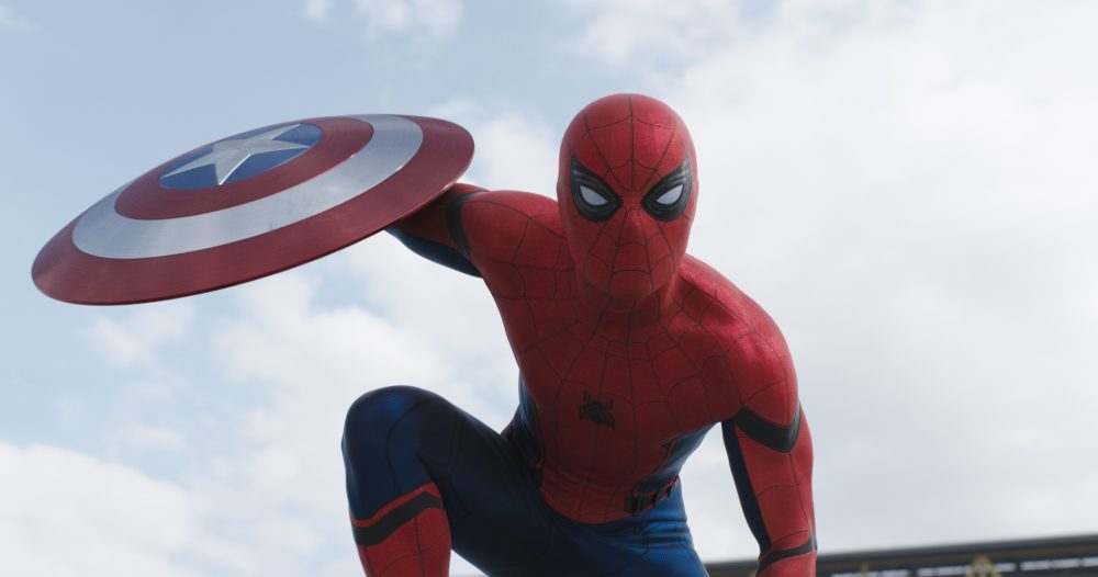 El traje de Spider-Man (Tom Holland) en Capitán América: Civil War (2016)
