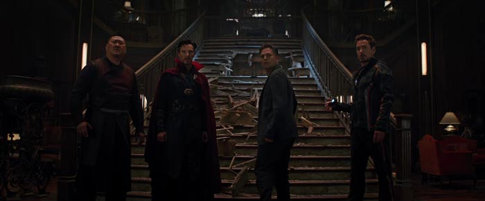 Bruce Banner junto a Doctor Strange y Tony Stark