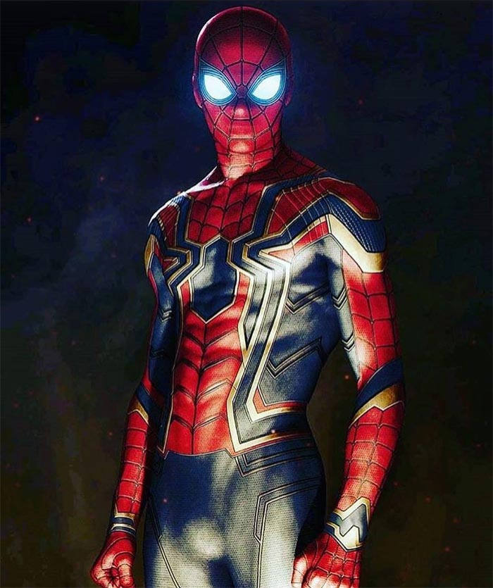 El traje de Spider-Man (Tom Holland) en Vengadores: Infinity War (2018)