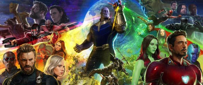 Banner promo art de Avengers: Infinity War (2018)