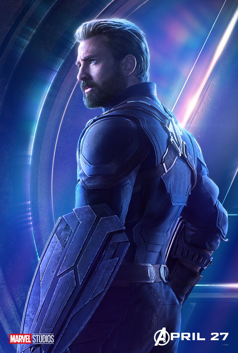 Chris Evans es Capitán América En Vengadores: Infinity War