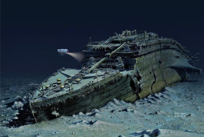 Titanic hundido