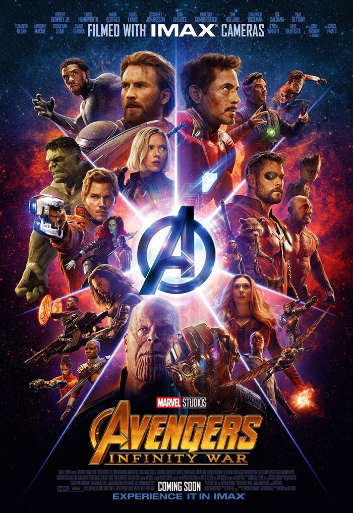 El póster IMAX de Vengadores: Infinity War
