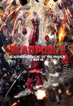Póster IMAX de Deadpool 2 (2018), arte por John Gallagher