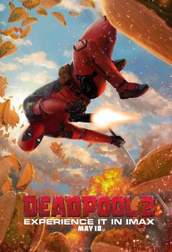 Póster IMAX de Deadpool 2 (2018), arte por Jarreau Wimberly