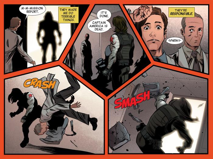 Imagen del comic Captain America: Civil War Prelude Infinite Comic