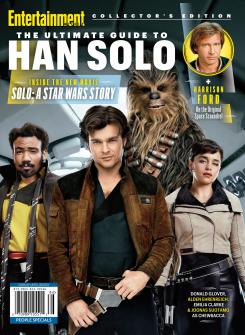 Portada de la revista Entertainment Weekly dedicada a Han Solo: Una historia de Star Wars (2018)