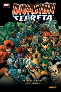 Portada del tomo para España Marvel Deluxe. Invasión Secreta, publicado por Panini en marzo de 2013