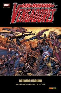Portada del cómics español Marvel Deluxe. Los Nuevos Vengadores 10: Reinado Oscuro