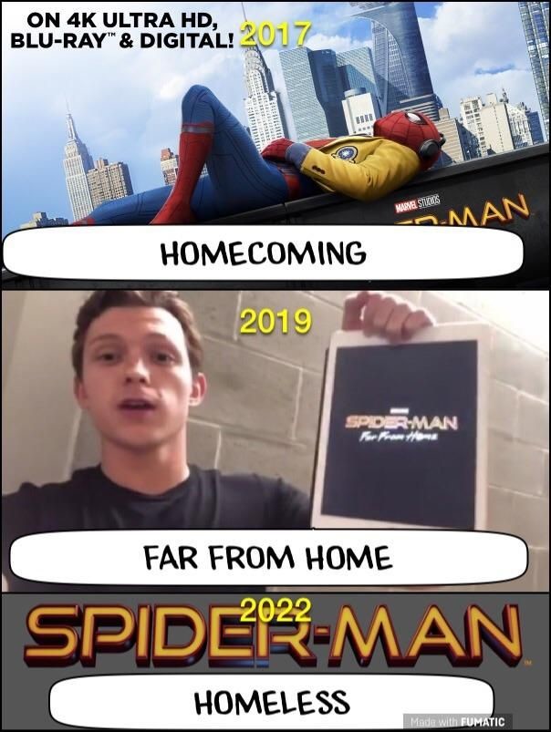 Meme del nuevo Spider-Man