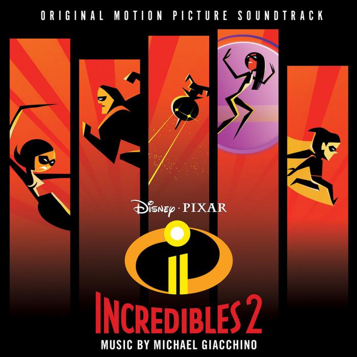 Carátula de la banda sonora de The Incredibles 2 (2018)