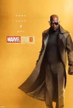 Póster individual por el décimo aniversario de Marvel Studios (2018), Nick Fury