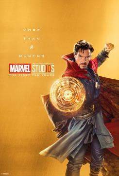 Póster individual por el décimo aniversario de Marvel Studios (2018), Doctor Strange