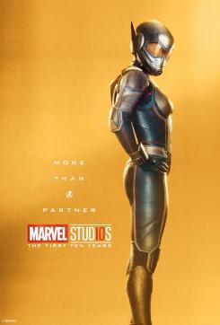 Póster individual por el décimo aniversario de Marvel Studios (2018), Wasp / La Avispa