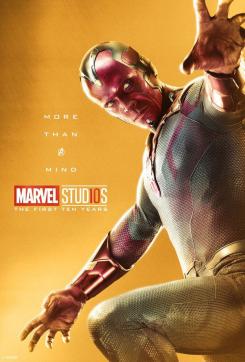 Póster individual por el décimo aniversario de Marvel Studios (2018), Vision