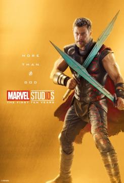 Póster individual por el décimo aniversario de Marvel Studios (2018), Thor