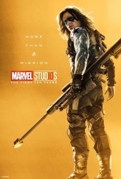 Póster individual por el décimo aniversario de Marvel Studios (2018), Winter Soldier