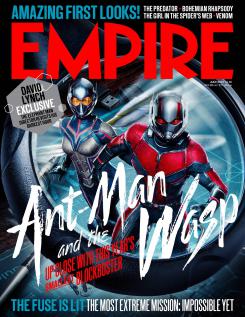 Portada de Empire dedicada a Ant-Man y la Avispa (2018)