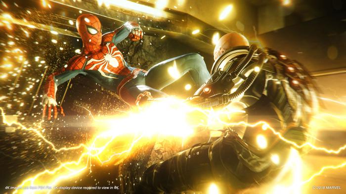 Imagen del videojuego Spider-Man de PS4 (2018)