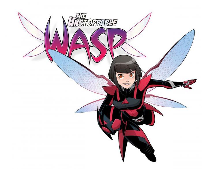 Portada de The Unstoppable Wasp, por Gurihiru