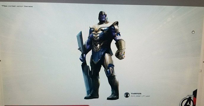 Arte conceptual de Avengers 4 (2018), Thanos