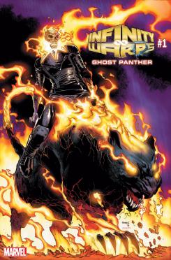 Imagen portada de Infinity Wars: Ghost Panther #1, arte por Humberto Ramos