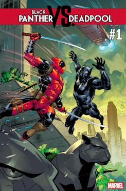 Portada de Black Panther vs. Deadpool #1